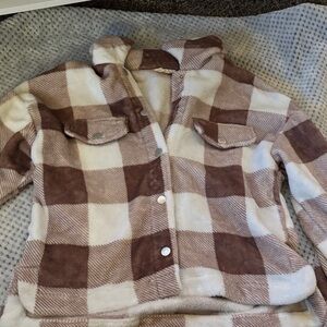 Plaid Fleece Jacket
